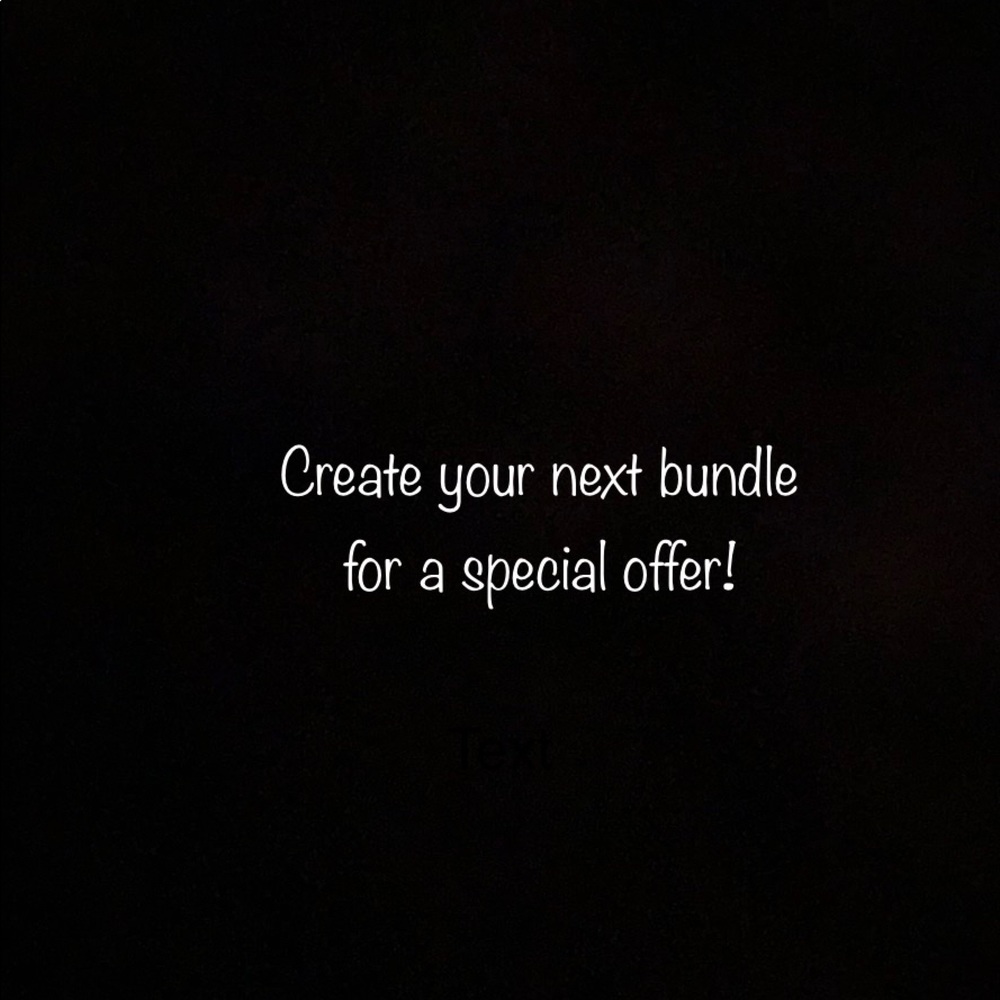 Create a bundle for an offer!